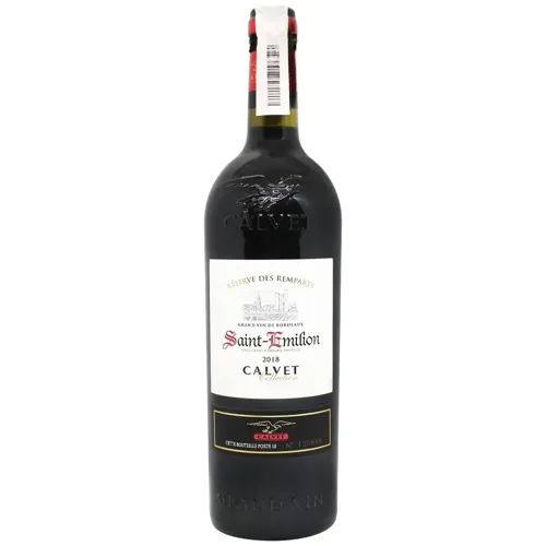 Вино Calvet Reserve des Remparts Saint-Emilion червоне сухе 13% 0,75л