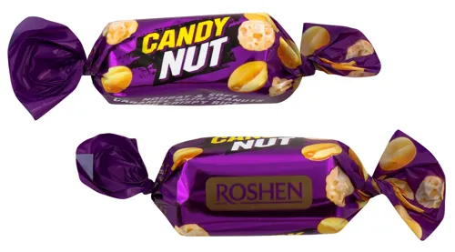 Цукерки глазуровані з арахісом Candy Nut Roshen кг