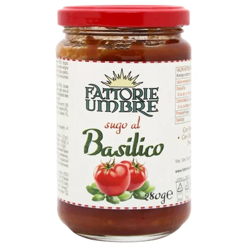 Соус Fattorie Umbre томатний з базиліком 280г