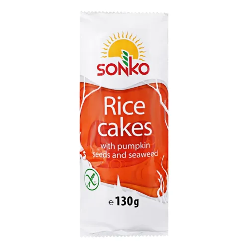 Галети рисові з насінням гарбуза Sonko м/у 130г