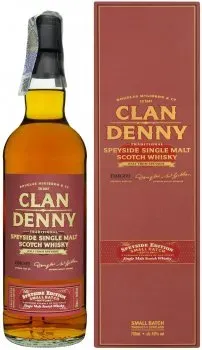 Віскі Clan Denny Speyside Single Malt 0.7л 40% в сувенірній коробці
