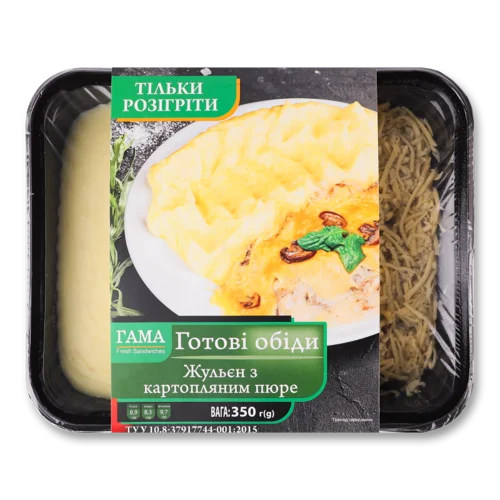 Жульєн З Картопляним Пюре Гама Fresh Sandwiches, Картонна Упаковка, 350г