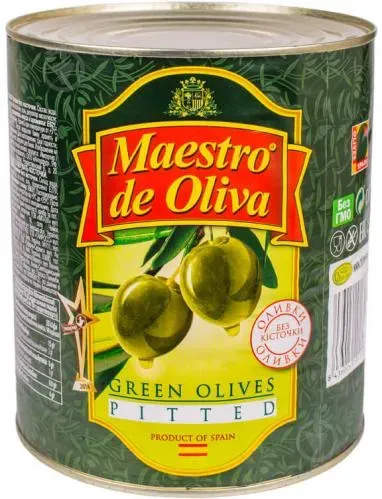 Оливки Maestro De Oliva Гігант без кісточки, 3000г