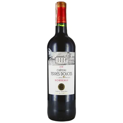 Вино Chateau Terres Douces Cuvee Le Jardin Aphrodite Rouge Bordeaux червоне сухе 12,5% 0,75л