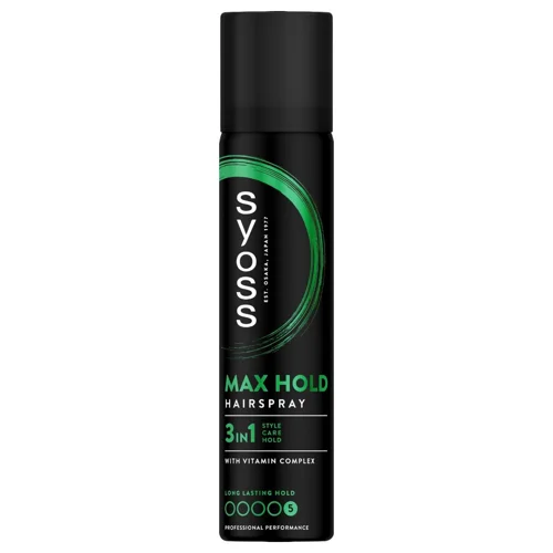 Лак для волосся Syoss Max Hold Фіксація 5 75мл