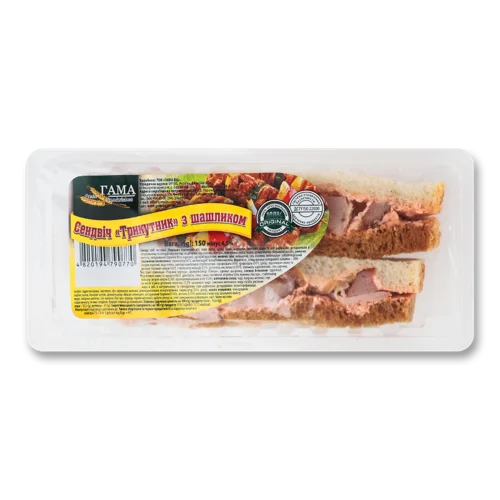 Сендвіч З Шашликом Трикутник Гама Fresh Sandwiches, п/у, 150г