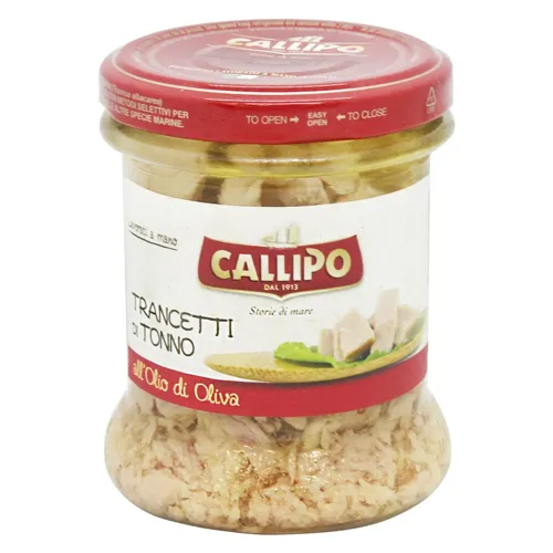 Тунець Callipo шматочками в оливковій олії 170г