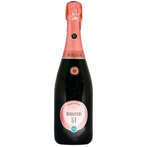Вино ігристе Franciacorta Berlucchi рожеве брют 12,5% 0,75л