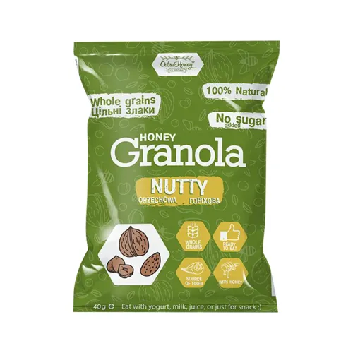 Гранола Горіхова Oats&Honey м/у 40г