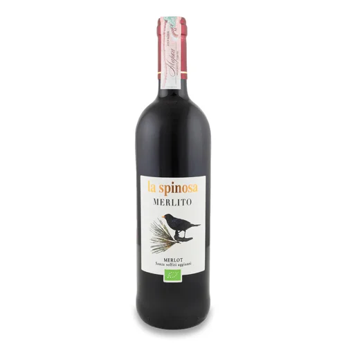 Вино La Spinosa Merlito Toscana Rosso SO2 Free,0,75л