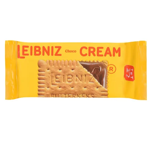 Печиво Leibniz Keks Cream з шоколадною начинкою 190г