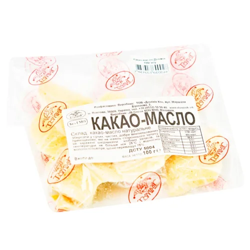 Какао-масло Домінік 100г