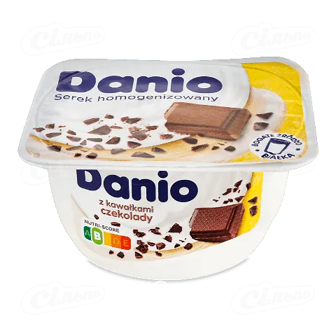 Десерт сирковий «Danio» з шоколадною крихтою 2,9%, 130г