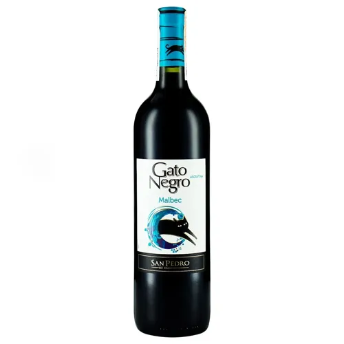 Вино Gato Negro Malbec червоне сухе 13% 0,75л