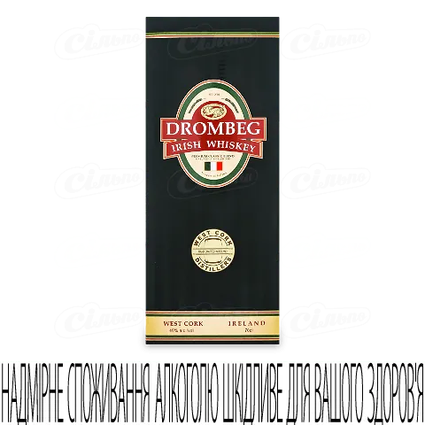 Віскі Drombeg 40% в коробці, 0,7л