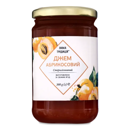 Джем Абрикосовий, Вищого Ґатунку, С/Б 360г