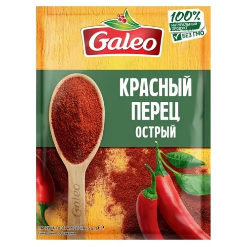 Паприка Galeo гостра мелена 16г