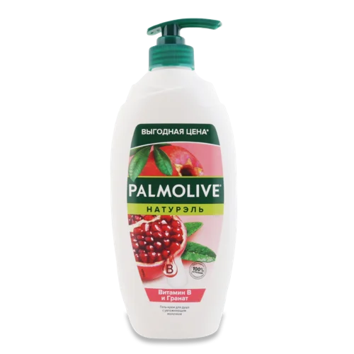 Гель для Душу Вітамін В та Гранат Натурель Palmolive, Пластикова Пляшка, 750мл