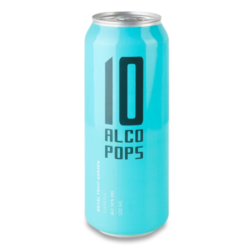 Напій Зброджений Газований Ейфорія 10 Alco Pops, З/б, 500мл, 10%