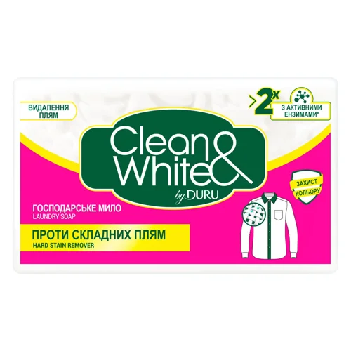 Мило тверде Duru Clean & White Проти важких плям 120г