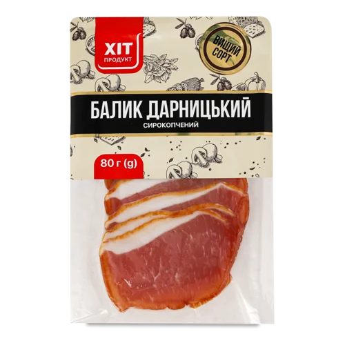 Балик Напівкопчений Дарницький Хіт Продукт, 80г