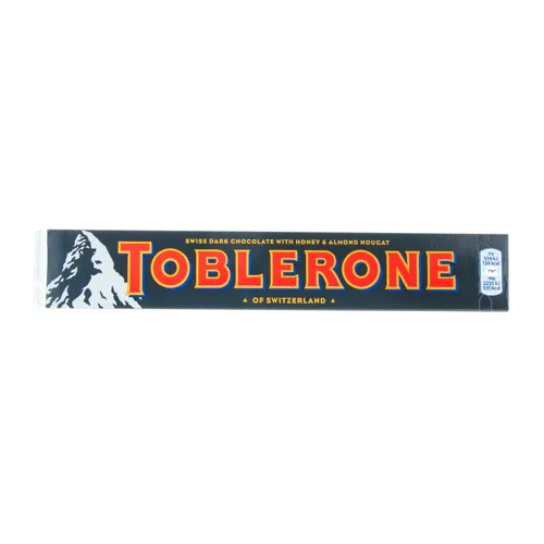 Шоколад чорний з медово-мигдальною нугою Toblerone к/у 4х25г