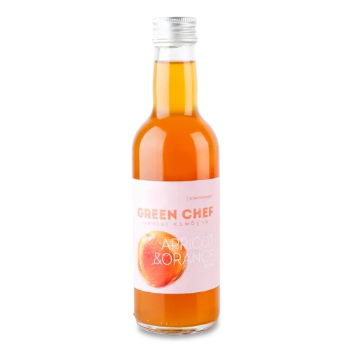 Комбуча з їжовиком Apricot&Orange, натуральна, с/пл 250мл