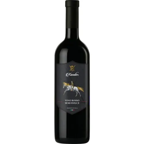 Вино Kavalier Rosso Senza Semi Sweet, червоне, напівсолодке, 0,75л
