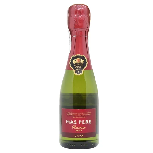 Вино ігристе Mas Pere Reserva біле брют 11,5% 200мл