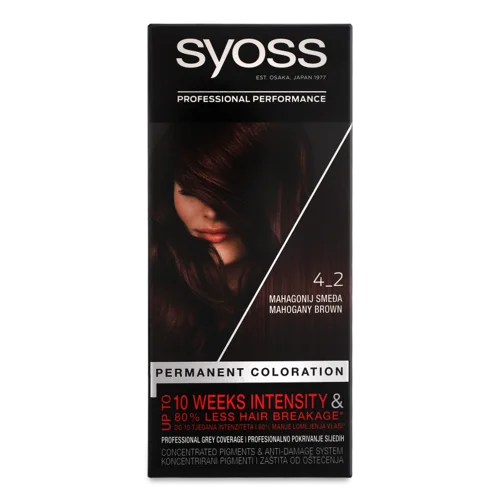 Крем-фарба Для Волосся Permanent Колорування №4.2 Syoss, 1 шт