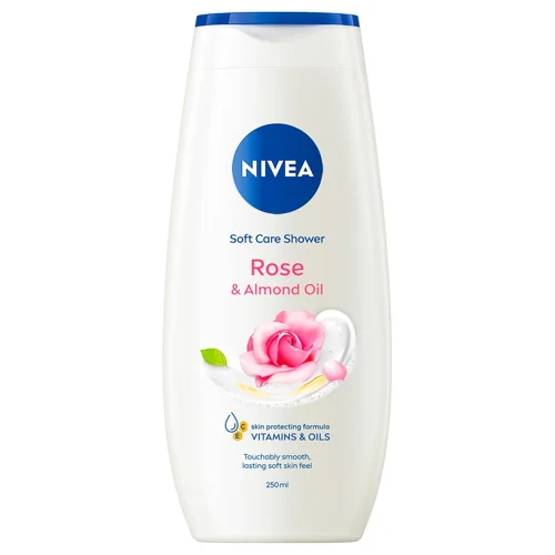 Гель-догляд для душу Nivea Троянда та мигдалева олія 250мл