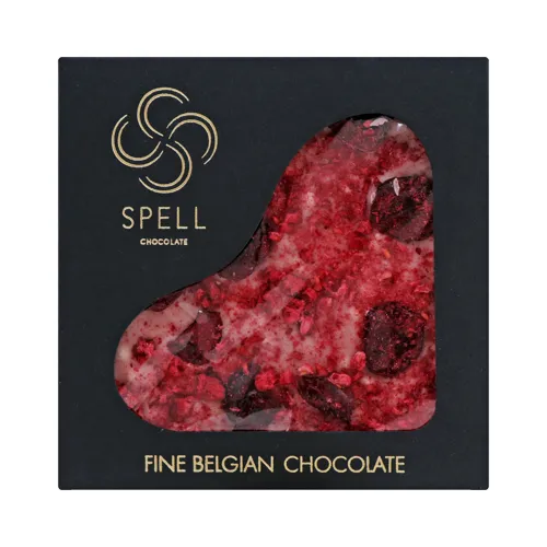 Шоколад білий з сушеними ягодами Spell к/у 100г