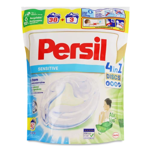 Миючий Засіб для Прання Кольорових Речей в Капсулах 4in1 Sensitive Persil, 41х25г