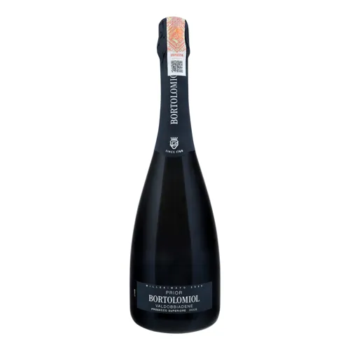 Вино ігристе 0.75л 12% біле брют Valdobbiadene Prosecco Superiore Bortolomiol д/у