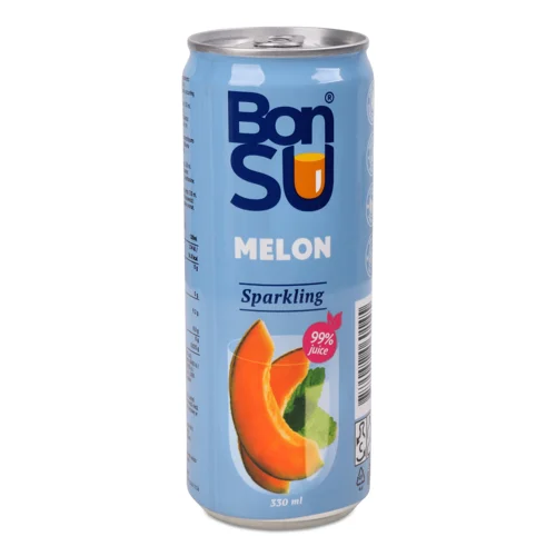 Напій BonSU із соку дині 99% газований 0,33л
