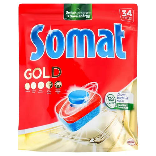 Таблетки для посудомийних машин  Somat Gold 34шт
