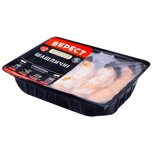 Ковбаски Верест Шашличні напівкопчені вищого сорту вагові