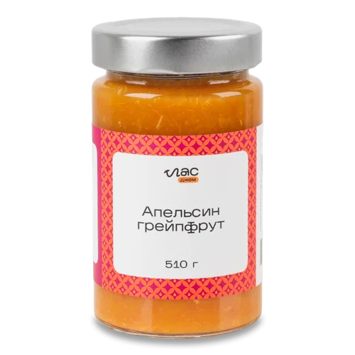 Джем Апельсин-Грейпфрут Вищого Ґатунку, С/Б 510г