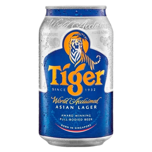 Пиво Tiger світле 5% 0,33л