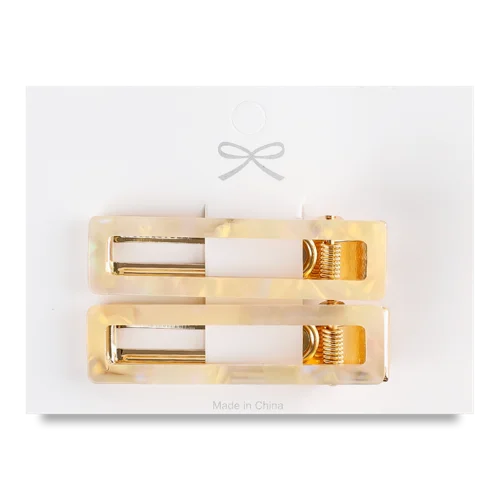 Заколка Для Волосся 6.5см №KYYW163 Greenwich Products Co. Limited 2шт в асорті