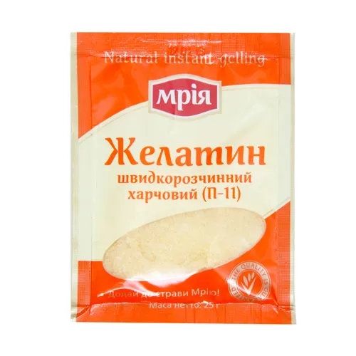 Желатин харчовий швидкорозчинний П-11 Мрія м/у 25г