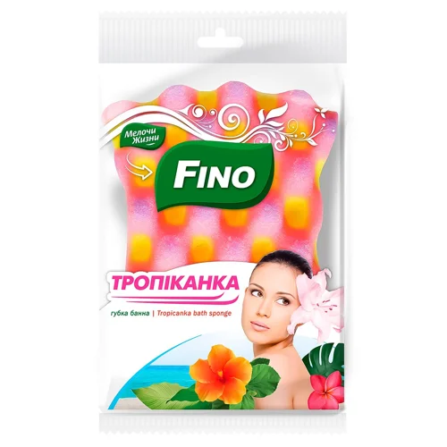 Губка банна Fino Тропіканка