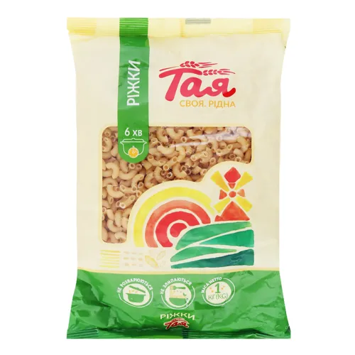 Вироби макаронні Ріжки Тая м/у 1кг