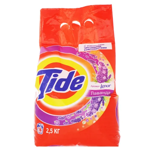 Пральний Порошок з Посиленими Миючими Компонентами Аромат Лаванда Tide, 2.5кг