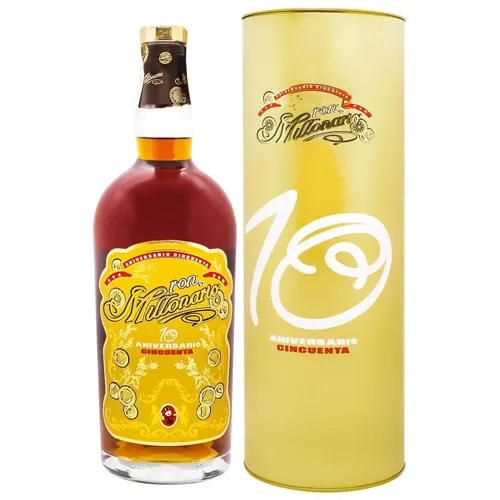Ром Ron Millonario 10 Aniversario Cincuenta Box 50% 0,7л
