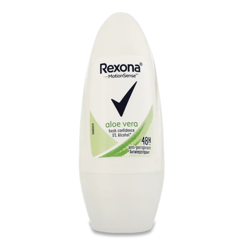 Антиперспірант Кульковий Aloe Vera Rexona, Вищий Ґатунок, 50 мл
