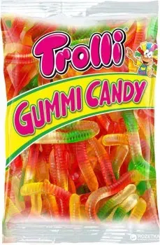 Жувальні цукерки Trolli Червячки 1 кг