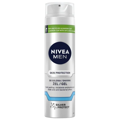 Гель для гоління NIVEA MEN Срібний захист 200мл