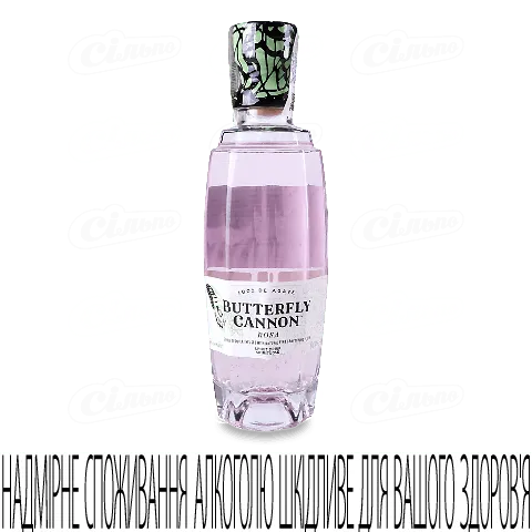 Текіла Butterfly Cannon Rosa 100% агави, 0,5л