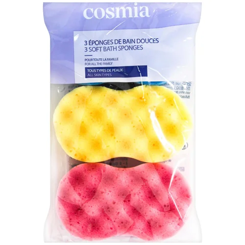 Губка Cosmia м'яка 3шт